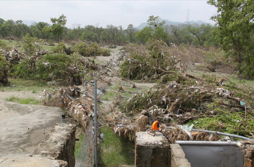 Glimpse of damage in Kund Park